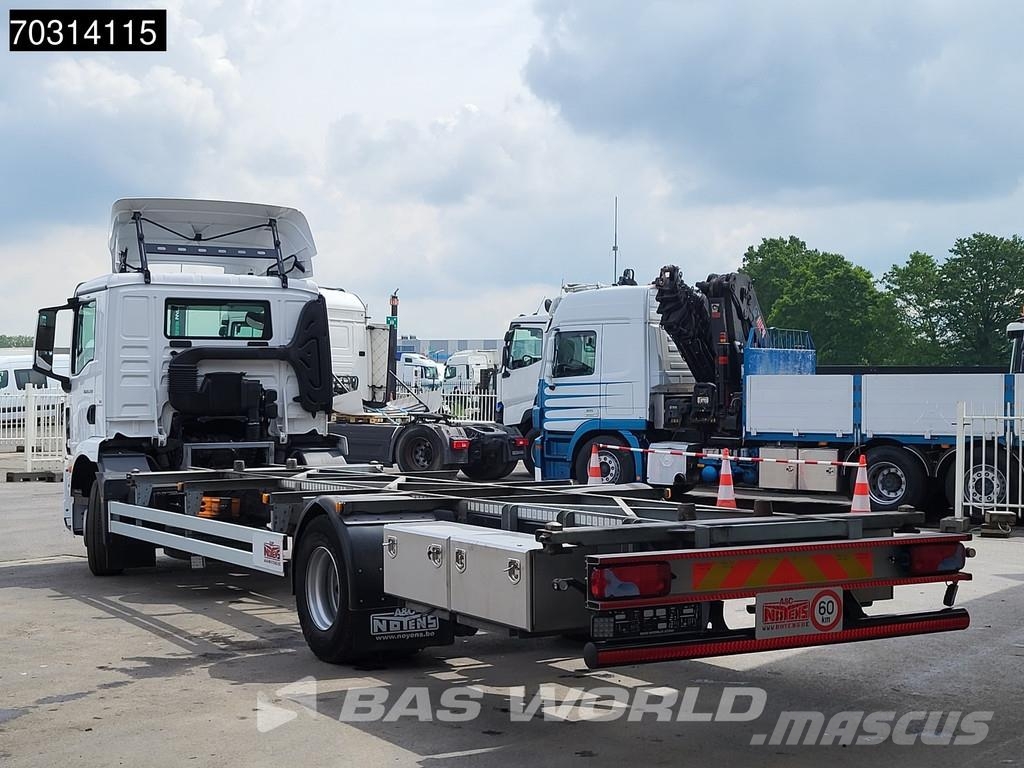MAN TGM 15.250 4X2 42.000 kms! 15 tons marktwagen BDF Savivarčiai su kabeliniu keltuvu