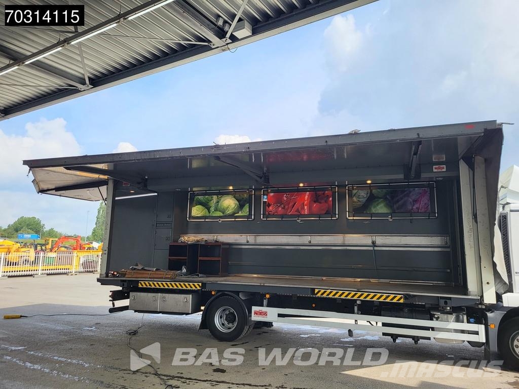 MAN TGM 15.250 4X2 42.000 kms! 15 tons marktwagen BDF Savivarčiai su kabeliniu keltuvu