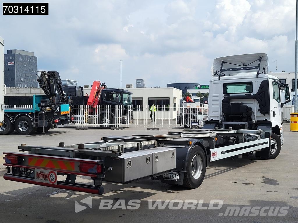 MAN TGM 15.250 4X2 42.000 kms! 15 tons BDF Automatic F Containertrucks met kabelsysteem