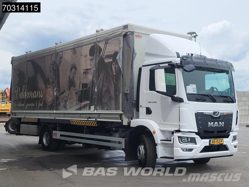 MAN TGM 15.250 4X2 42.000 kms! 15 tons marktwagen BDF Savivarčiai su kabeliniu keltuvu