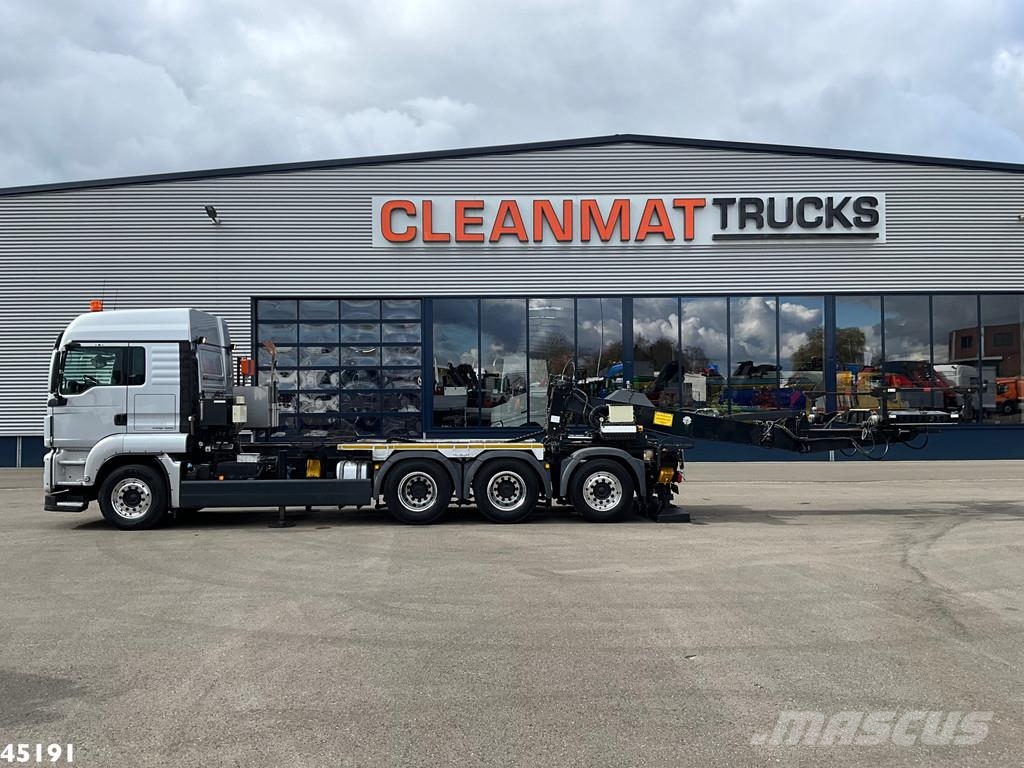 MAN TGS 35.480 Euro 6 8x4 Deuringer Garagetransporter Kontti-/tasonostoautot