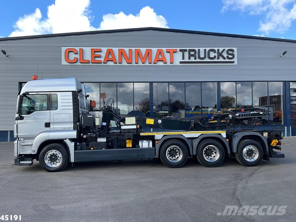 MAN TGS 35.480 Euro 6 8x4 Deuringer Garagetransporter Container Frame trucks