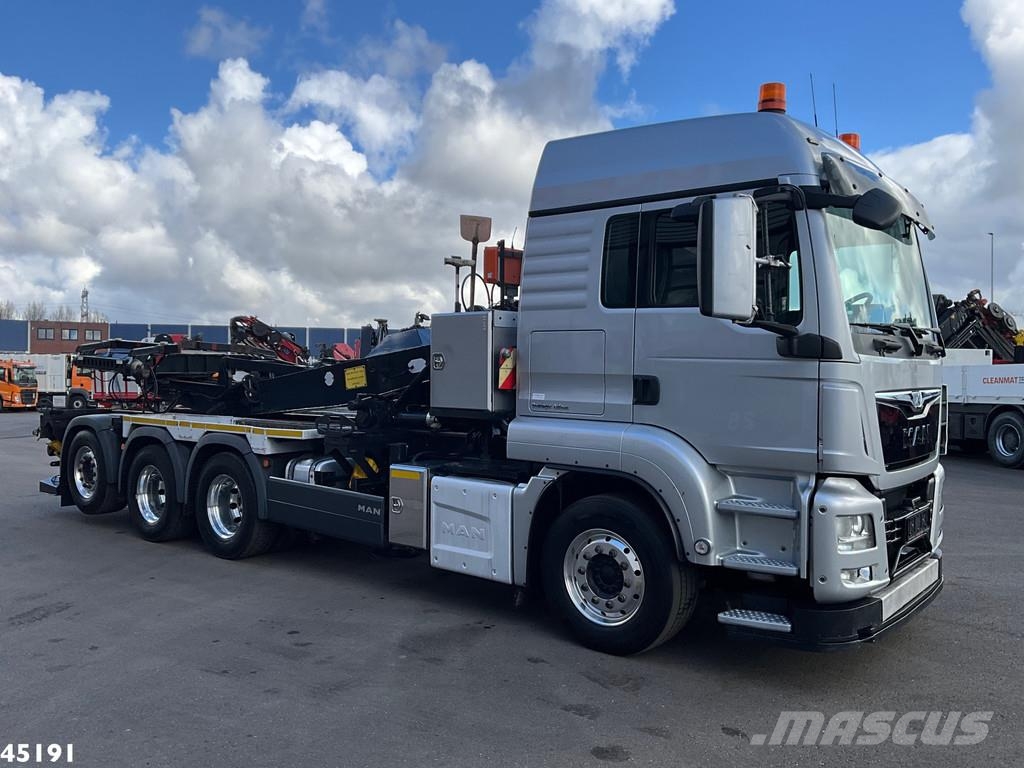 MAN TGS 35.480 Euro 6 8x4 Deuringer Garagetransporter Kontti-/tasonostoautot