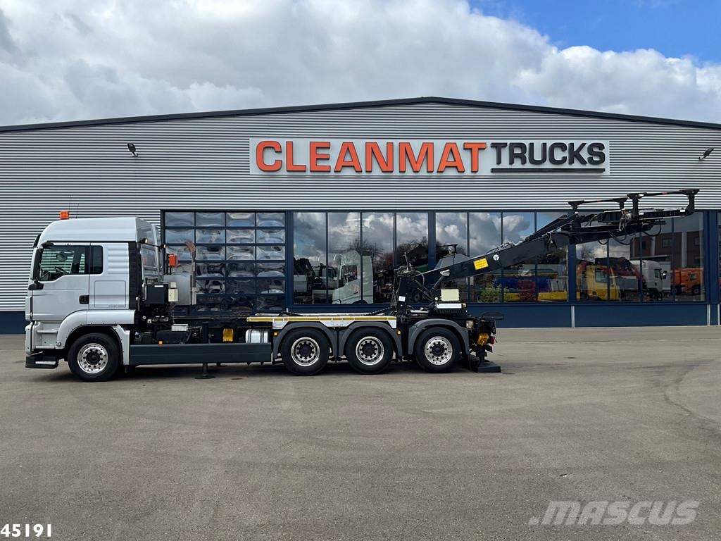 MAN TGS 35.480 Euro 6 8x4 Deuringer Garagetransporter Kontti-/tasonostoautot