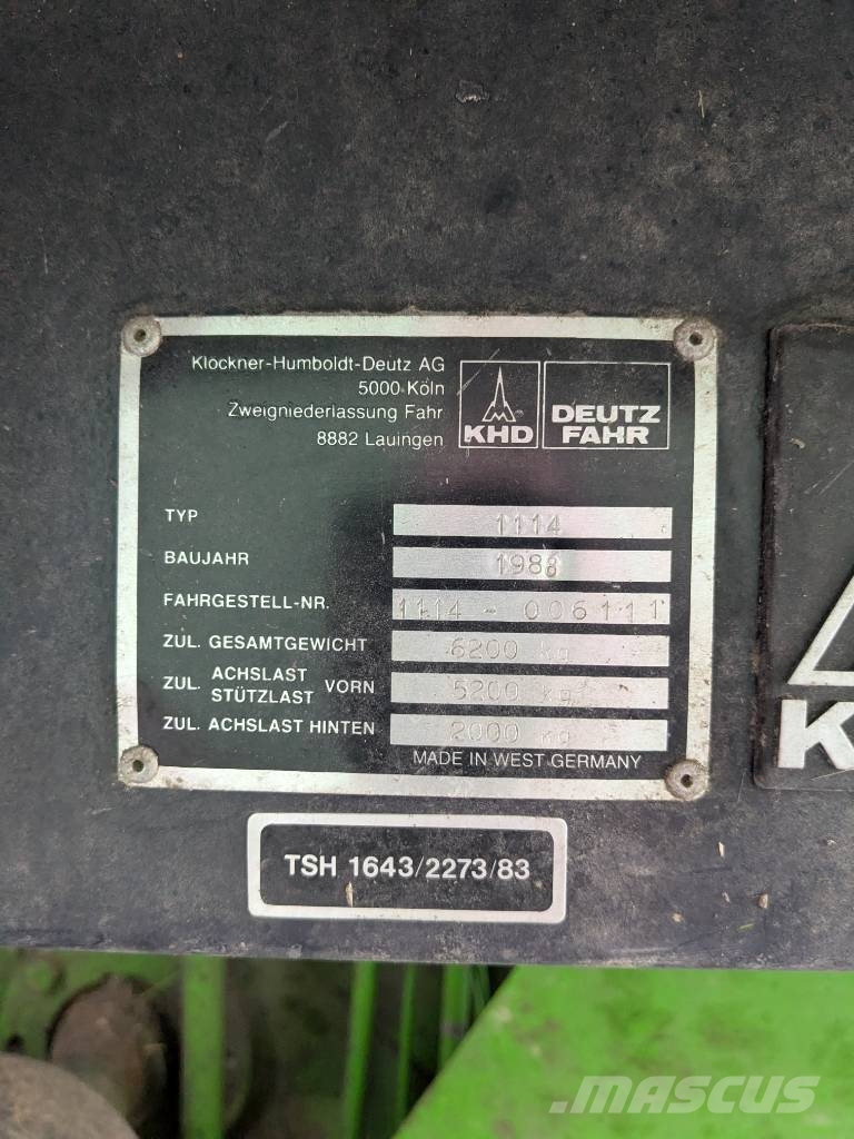 Deutz-Fahr M 1080 联合收割机
