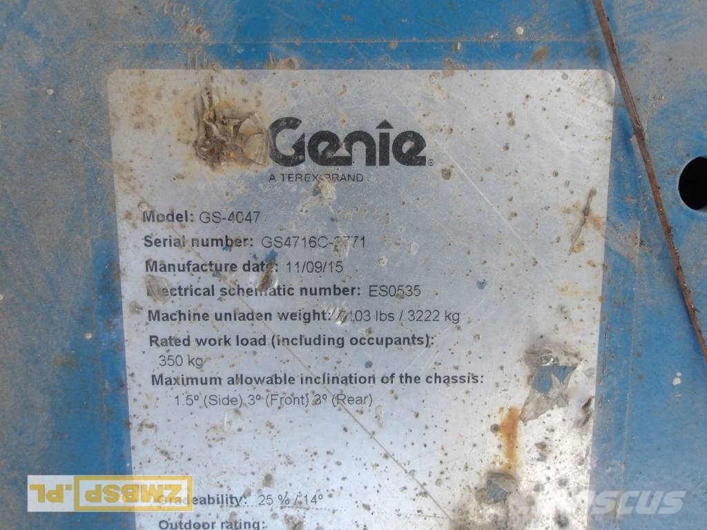 Genie GS 4047 剪叉式升降机