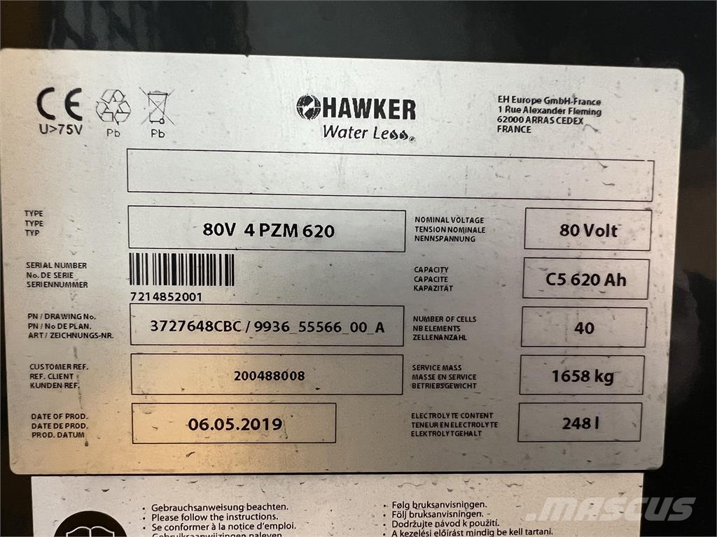 Hubtex VD30 / 2019 Batterie Viljuškari sa 4-stranskim dohvatom