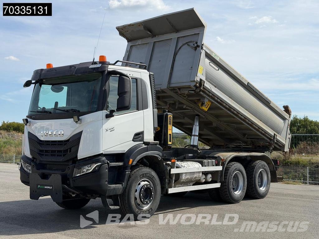 Iveco X-Way 480 6X4 12m3 VS Mont 3-wat tipper Full Steel Kiperi kamioni