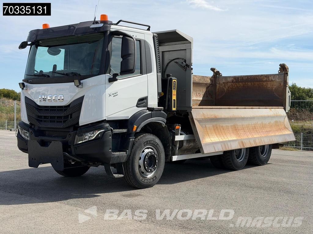 Iveco X-Way 480 6X4 12m3 VS Mont 3-wat tipper Full Steel Kipper