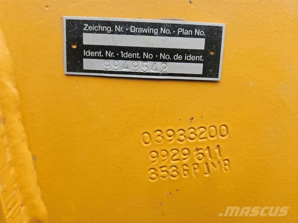 Liebherr A924-9949542-Dipperstick/Stiel/Lepelsteel Nooled ja varred