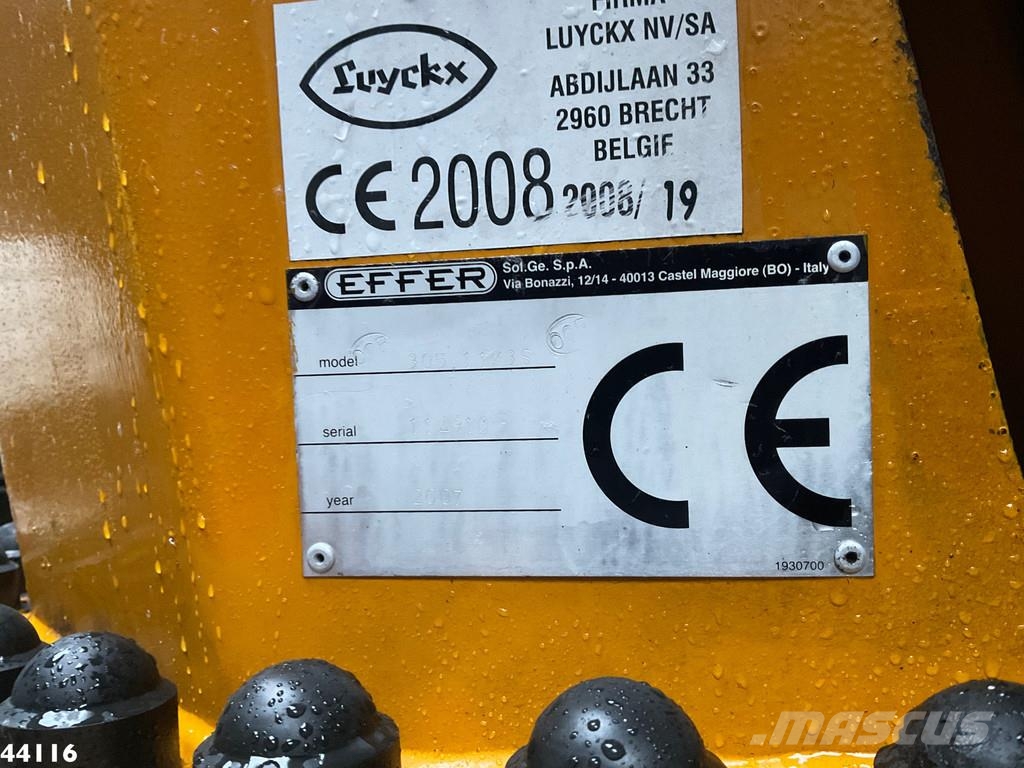 Mercedes-Benz Axor 1929 Effer 30 Tonmeter laadkraan 全路面起重機/吊車