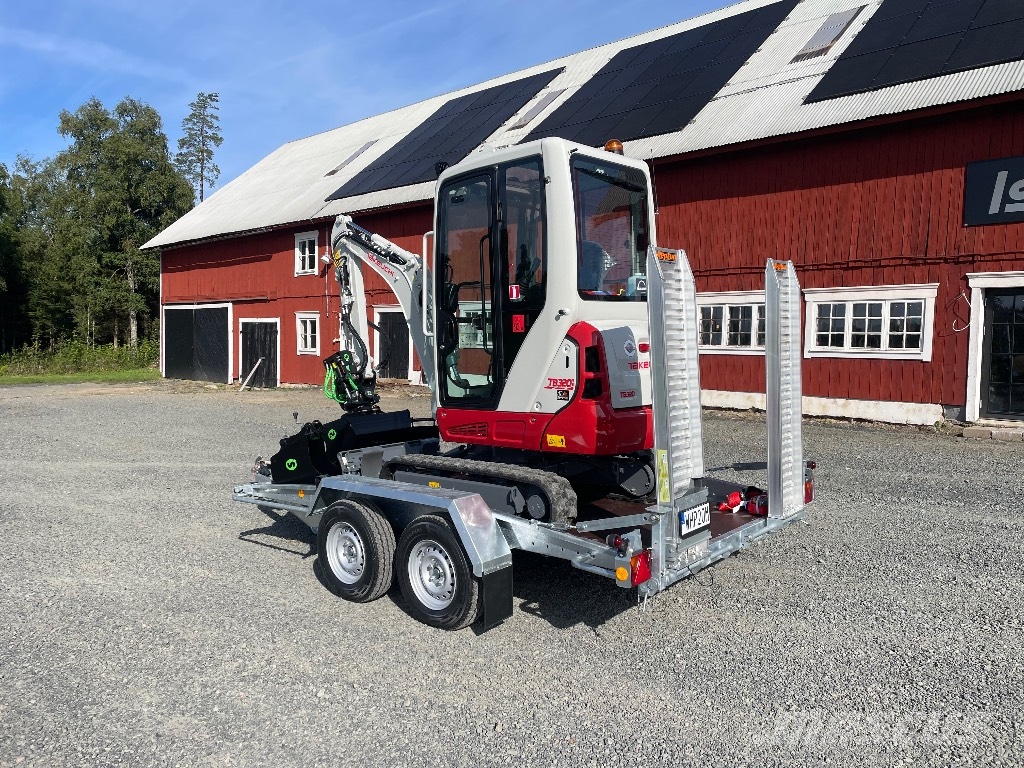 Takeuchi TB320 Steelwrist rototilt / maskinsläp - 26 Mini pelle < 7t