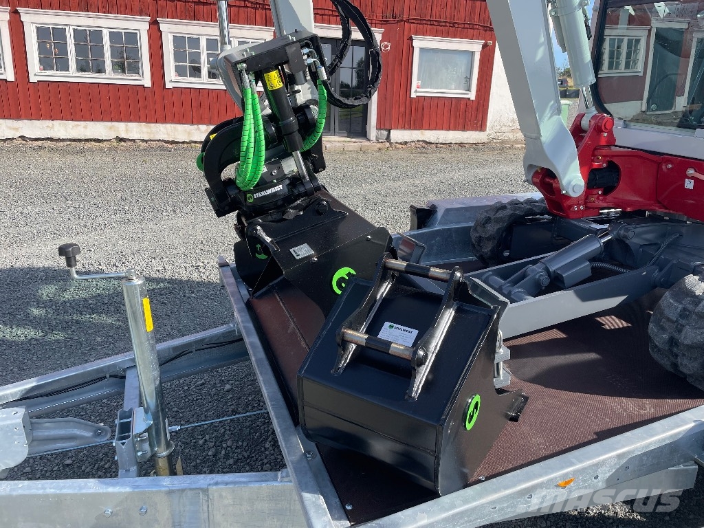 Takeuchi TB320 Steelwrist rototilt / maskinsläp - 26 Mini pelle < 7t