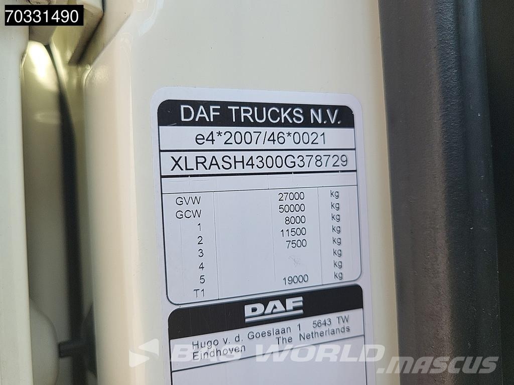 DAF XF 480 6X2 SSC Full Air Lift Axle Automatic Euro 6 شاحنات قابلة للفك