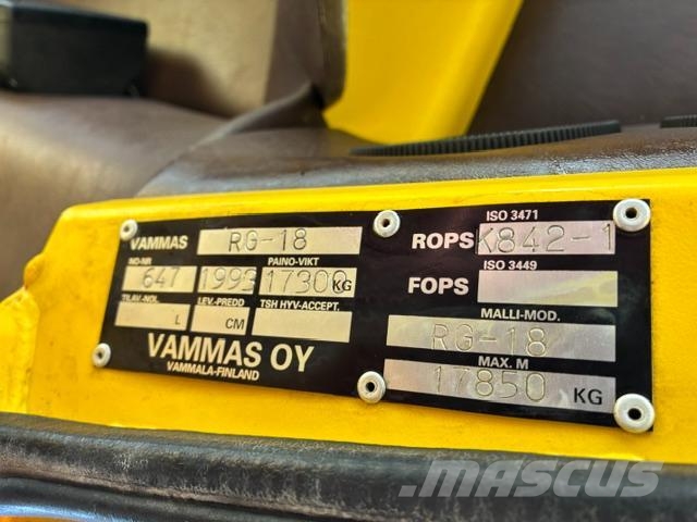 Vammas RG-18 SLAGKRAFT MOWER Grejdery