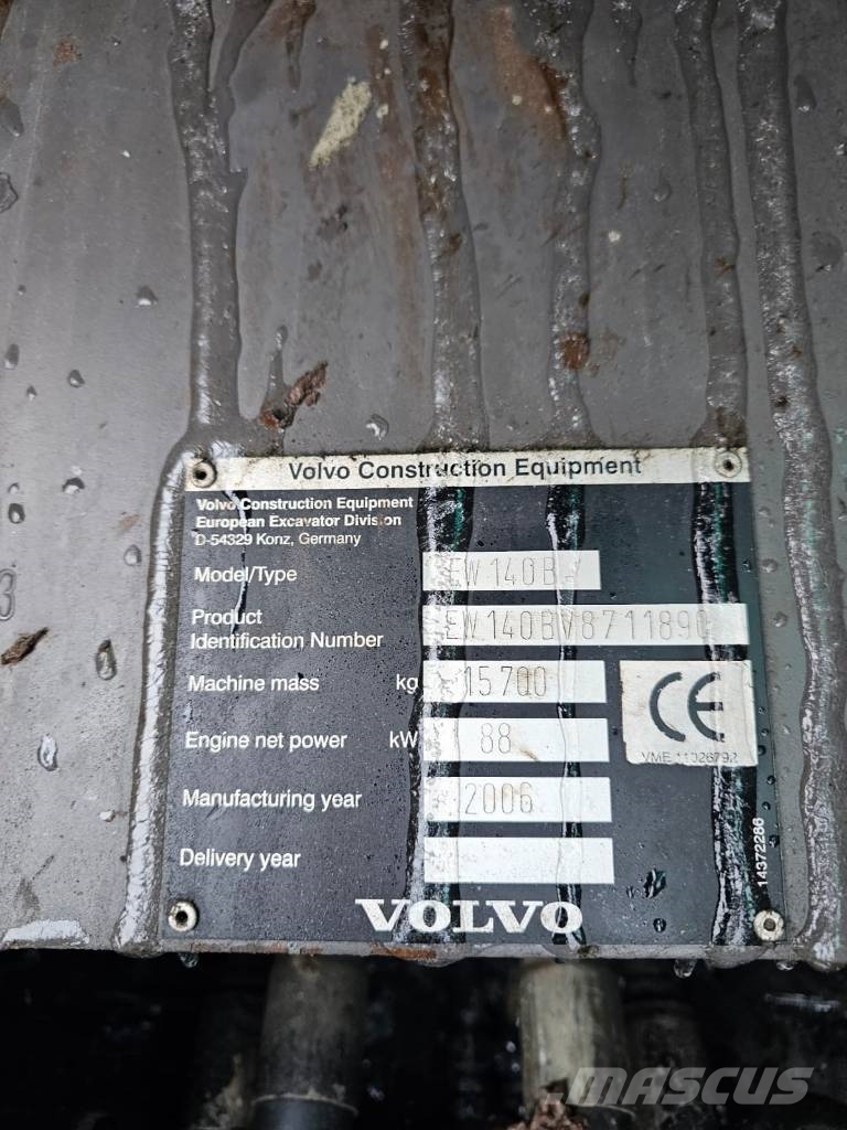Volvo EW 140 B Колесни екскаватори