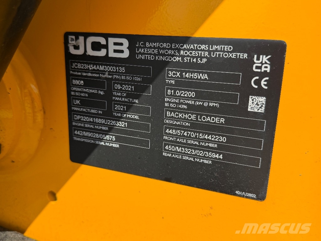 JCB 3 CX Retrocargadoras