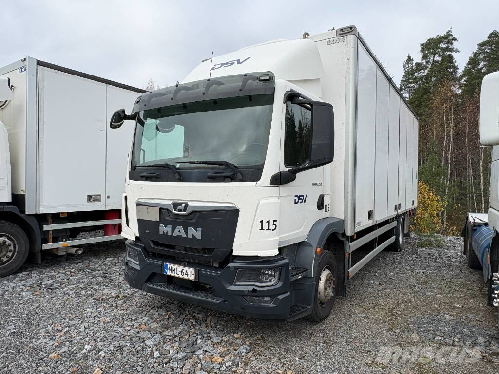 MAN TGM 15.250 4x2LL/5425 KSA-kori + PL-nostin Sunkvežimiai su dengtu kėbulu