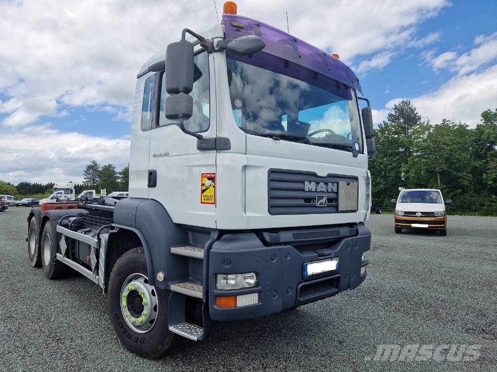 MAN TGS 26.360 훅 리프트 트럭