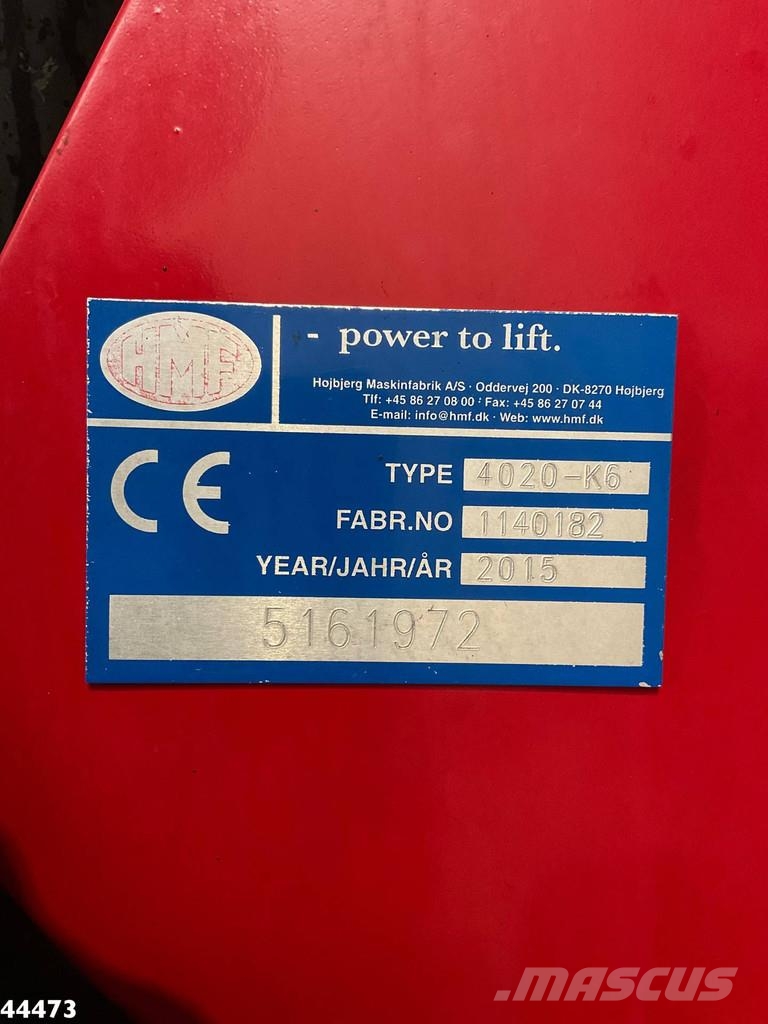DAF FAQ CF 510 8x2 Euro 6 HMF 40 Tonmeter laadkraan + Всъдеходни кранове