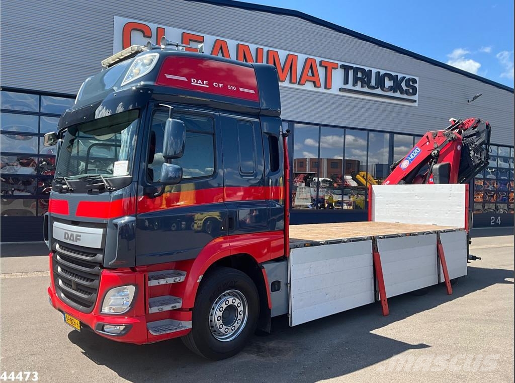 DAF FAQ CF 510 8x2 Euro 6 HMF 40 Tonmeter laadkraan + Всъдеходни кранове