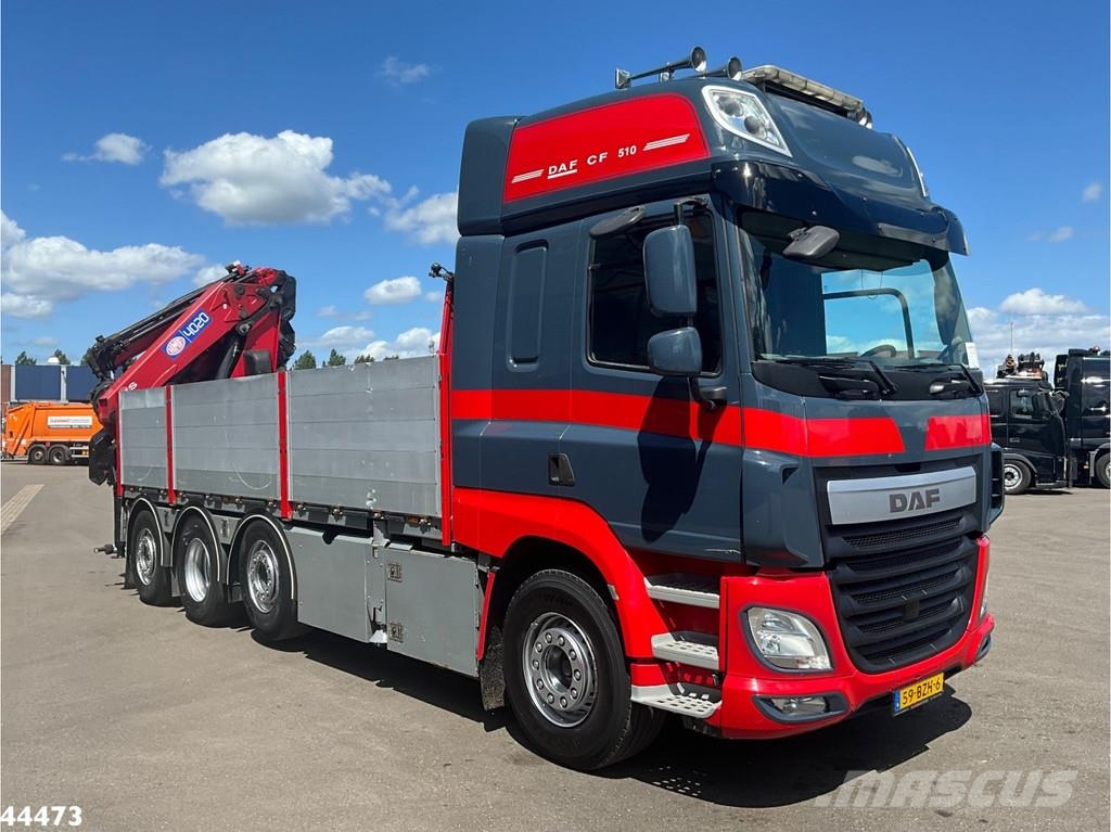 DAF FAQ CF 510 8x2 Euro 6 HMF 40 Tonmeter laadkraan + Всъдеходни кранове