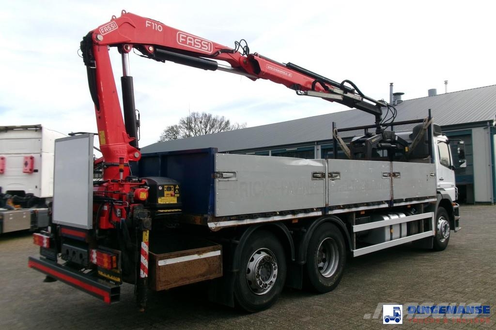 Mercedes-Benz Axor 2529 6x2 RHD + Fassi F110 crane رافعات صالحة لكل أنواع الطرق