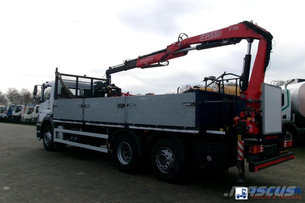 Mercedes-Benz Axor 2529 6x2 RHD + Fassi F110 crane رافعات صالحة لكل أنواع الطرق