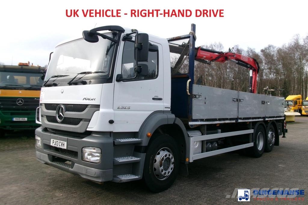 Mercedes-Benz Axor 2529 6x2 RHD + Fassi F110 crane Rabljene dizalice za težak teren