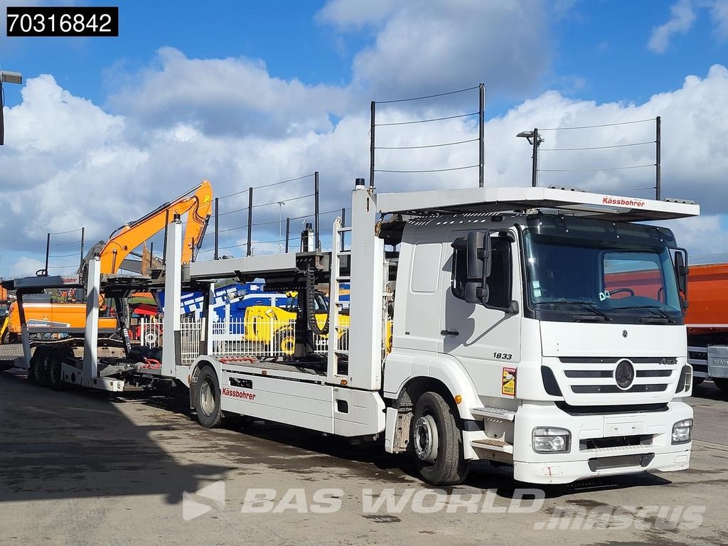Mercedes-Benz Axor 1833 4X2 Kassbohrer SSV-01 car transporter co Trasportatore per veicoli