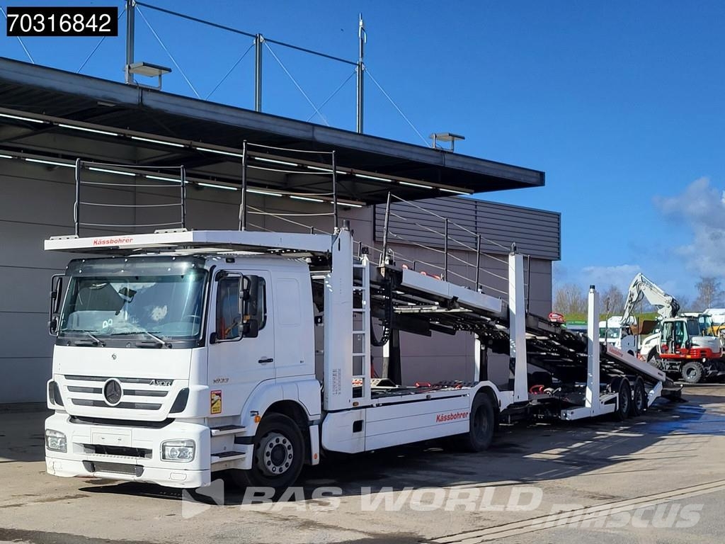 Mercedes-Benz Axor 1833 4X2 Kassbohrer SSV-01 car transporter co Trasportatore per veicoli