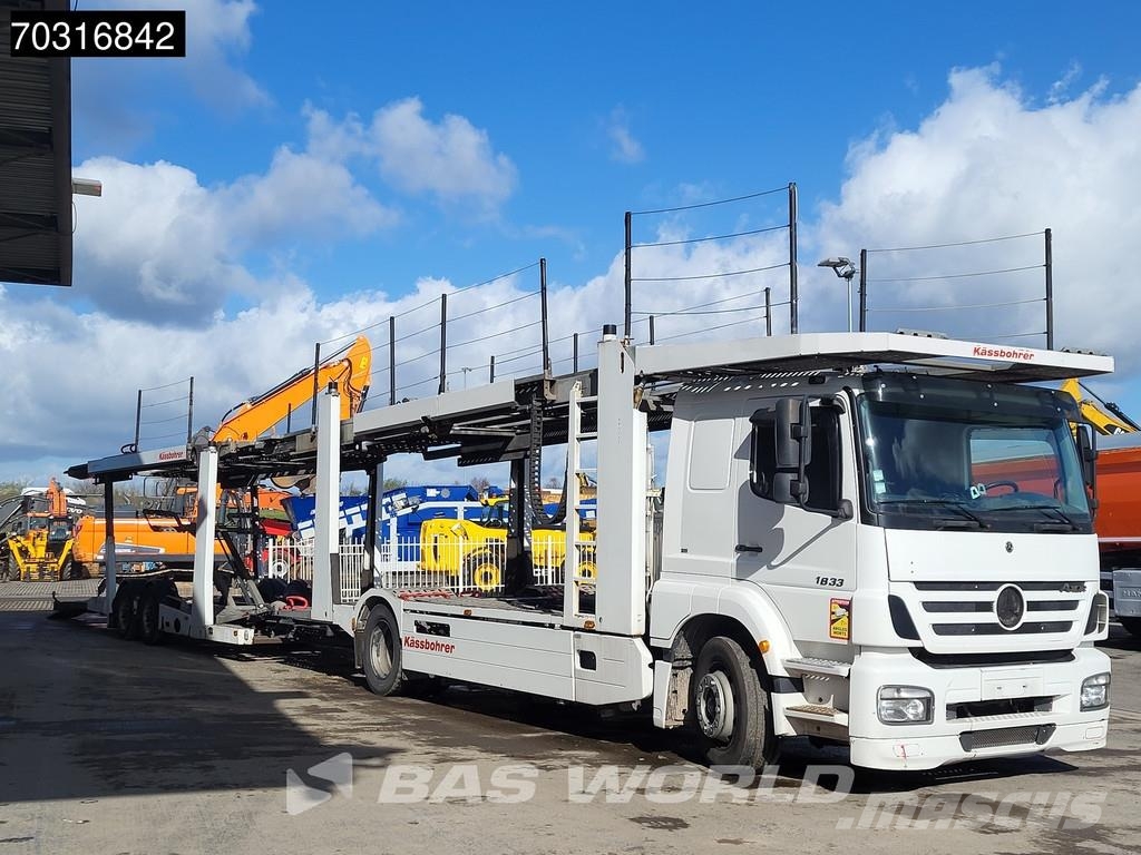 Mercedes-Benz Axor 1833 4X2 Kassbohrer SSV-01 car transporter co Trasportatore per veicoli