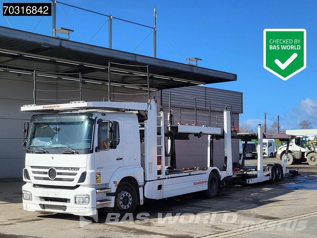 Mercedes-Benz Axor 1833 4X2 Kassbohrer SSV-01 car transporter co Trasportatore per veicoli