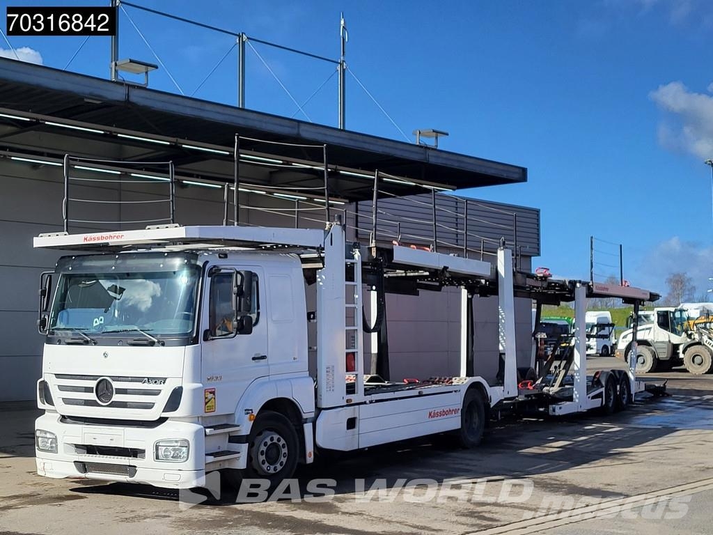 Mercedes-Benz Axor 1833 4X2 Kassbohrer SSV-01 car transporter co Trasportatore per veicoli