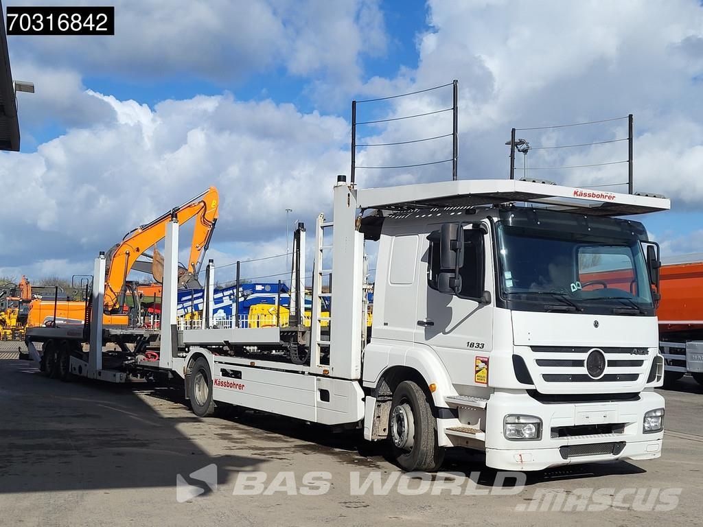 Mercedes-Benz Axor 1833 4X2 Kassbohrer SSV-01 car transporter co Camiones portavehículos