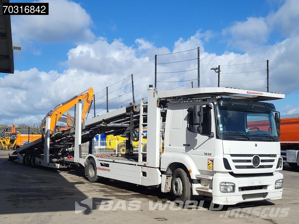 Mercedes-Benz Axor 1833 4X2 Kassbohrer SSV-01 car transporter co Trasportatore per veicoli