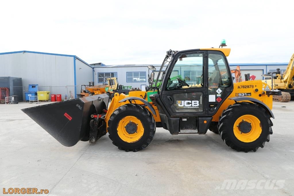 JCB 531-70 프론트 로더 및 굴착기