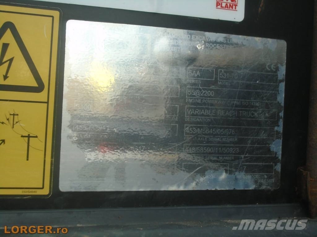 JCB 531-70 프론트 로더 및 굴착기