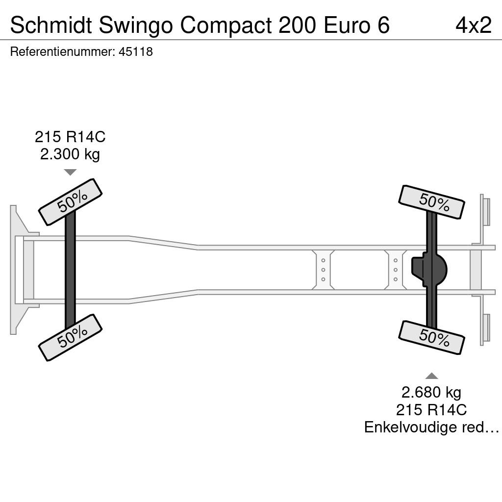 Schmidt Swingo Compact 200 Euro 6 청소 트럭