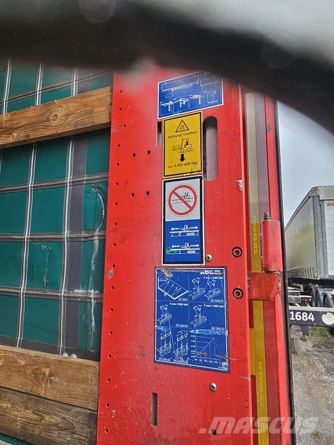 Kögel S 24-1 - COIL - SLIDING ROOF--SAF DISC. TUV BELGIU Semirremolques de caja de lona