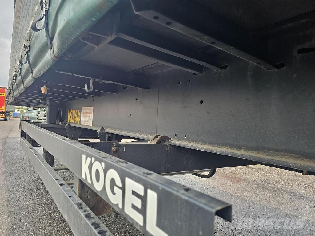 Kögel S 24-1 - COIL - SLIDING ROOF--SAF DISC. TUV BELGIU Semirremolques de caja de lona