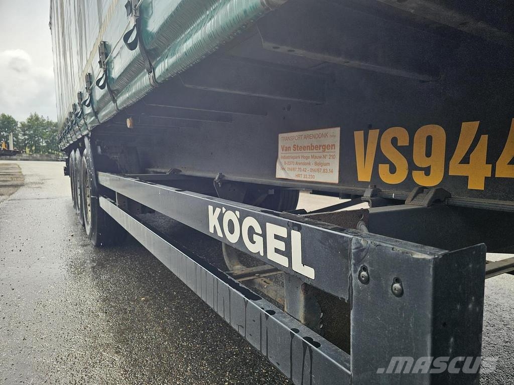 Kögel S 24-1 - COIL - SLIDING ROOF--SAF DISC. TUV BELGIU Semirremolques de caja de lona