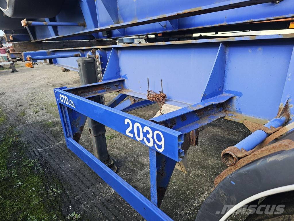 MKF Metallbau CS 20 / STEEL SUSPENSION/ BPW DRUM. Containerchassis