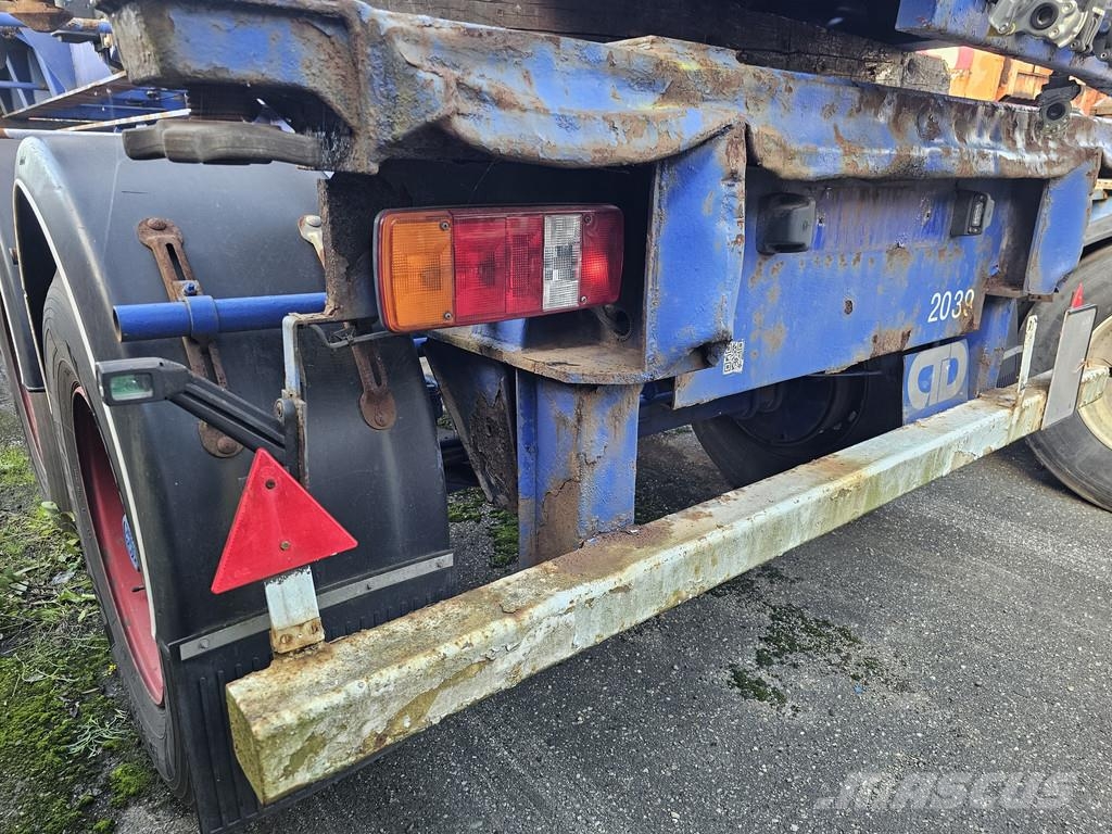 MKF Metallbau CS 20 / STEEL SUSPENSION/ BPW DRUM. Containerchassis