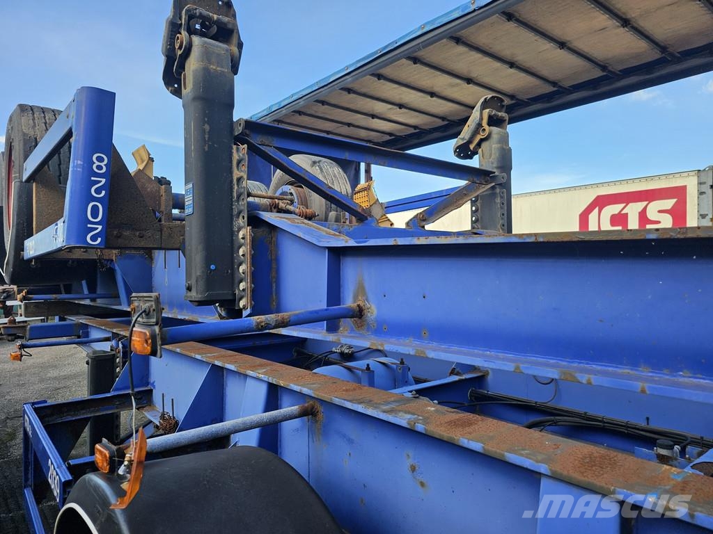 MKF Metallbau CS 20 / STEEL SUSPENSION/ BPW DRUM. Containerchassis