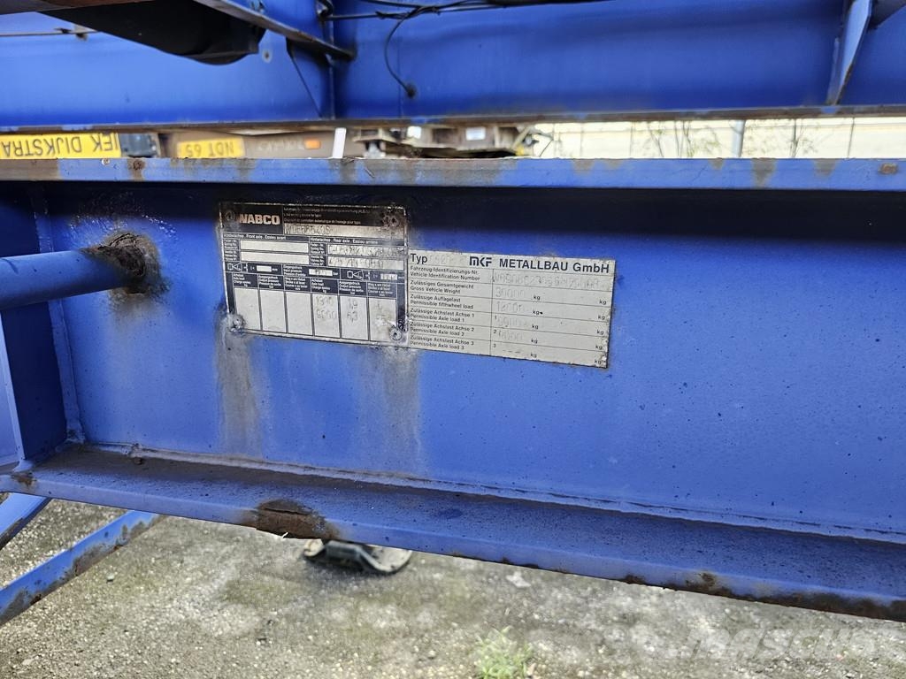 MKF Metallbau CS 20 / STEEL SUSPENSION/ BPW DRUM. Containerchassis