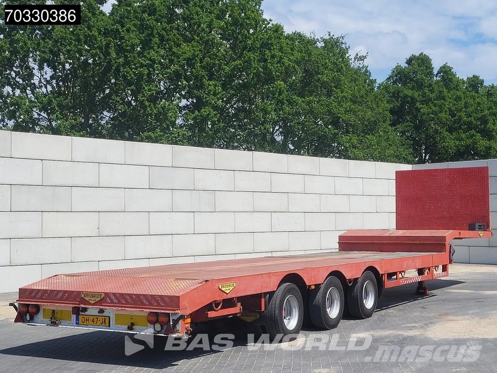 Broshuis E-2190/27 Extendable 680cm Steering Axle Semirremolques de carga baja