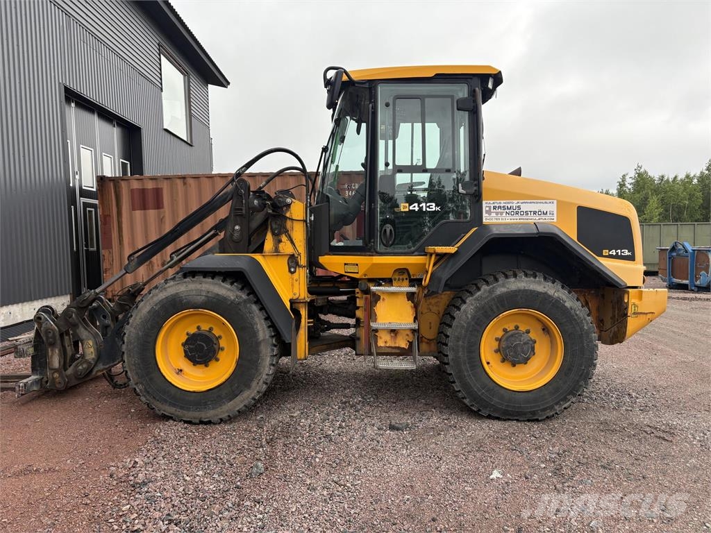 JCB 413K pyöräkuormaaja Cargadoras sobre ruedas