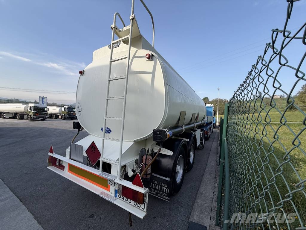 Indox 23.000 liters, 3 Comp. 탱커 트레일러