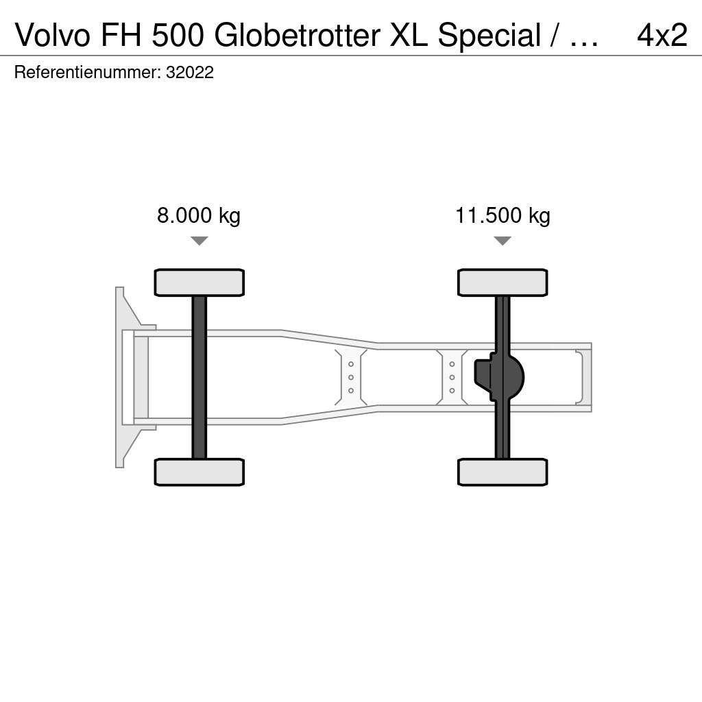 Volvo FH 500 Globetrotter XL Special / Full Air / Euro 6 Tractor Units